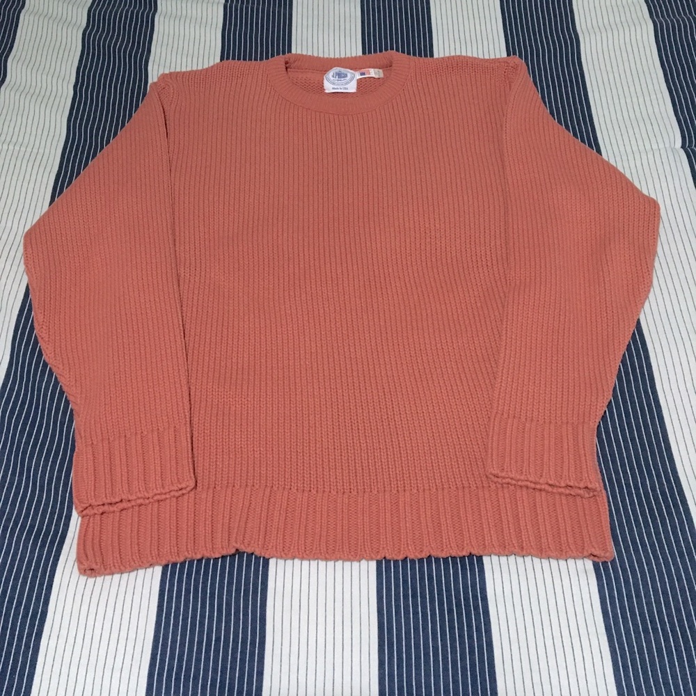 J.Press Chunky Cotton Crewneck Sweater